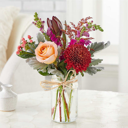 Moody Hues Bouquet –  Taylor Florist, Billerica MA