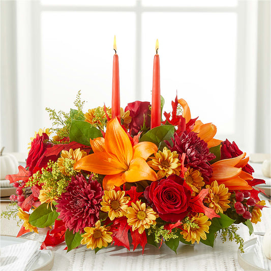 Autumn's Embrace Centerpiece –  Taylor Florist, Billerica MA