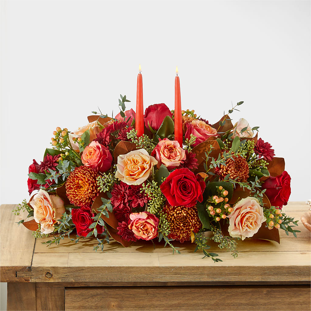 Gather Near Centerpiece –  Taylor Florist, Billerica MA