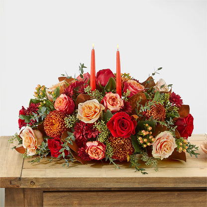 Gather Near Centerpiece –  Taylor Florist, Billerica MA