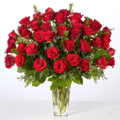 Forever Yours Fifty Stem Red Rose Bouquet –  Taylor Florist, Billerica MA